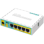 Mikrotik RB750UPR2 ruuter 5xLAN, 64MB RAM, USB 2.0, PoE, 10/100M