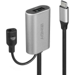 Lindy 43270 USB pikenduskaabel 5m, USB Type C isane-USB Type A emane, 5Gbps, 0.198kg