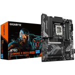 Gigabyte Emaplaat B760 GAMING X D4 GEN5, LGA 1700, 8+1+1 faasi VRM, kuni 5333MHz DDR4, 3xPCIe 4.0 M.2, 2.5GbE LAN, USB-C 10Gb/s