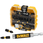 Dewalt EXTREME&reg; FLEXTORQ&reg; 25mm PZ2 komplekt DT70621T-QZ, 25 tk, plastikkarp, TSTAK &uuml;hilduvus, magnetjuht