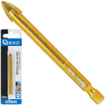 Geko klaasi ja keraamika puure G39701J 10 mm, 1/4" HEX, 4 HM l&otilde;ike&auml;&auml;red