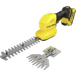 Stanley STCSS20D1-QW Laetav juhtmeta hekkide l&otilde;ikur 18 V Li-ion, tera pikkus 200 mm, 1 x 2.0 Ah aku, laadija