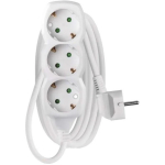Emos Pikendus P0322, 2m, 3 pesa, valge, PVC, 3680W, laste kaitse