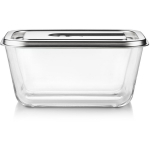 Caso Glass Vacuum Container with Plastic Lid | VacuBoxx Inox XL | Transparent