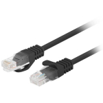 Lanberg | Patchcord CAT.5E UTP Fluke Passed | PCU5-10CC-0025-BK | 0.25 m | Black