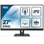 Aoc LED monitor 27P2Q, 27", 1920 x 1080, 75 Hz, 4 ms, 250 cd/m&sup2;, 178&deg;/178&deg; vaatamisnurk, USB 3.2 x 4