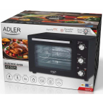 Adler Elektriline ahi AD 6025, 35L, 1500W, Must, Konvektsioonifunktsioon, P&ouml;&ouml;rlev funktsioon, Taimer 60 min