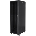 Lanberg 19" vabalt seisva rack kapp FF01-8842-12B, 42U, 800x800mm, must, 800kg, 4 jahutusventilaatorit