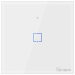 Sonoff Nutikas L&uuml;liti T2EU1C-TX, 100~240V AC, 2A, 480W, 802.11 b/g/n, valge, karastatud klaas/PC