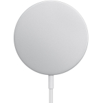 Apple MagSafe Laadija MHXH3ZM/A, 1 tk, siseruumides, juhtmevaba laadimine, &uuml;hilduv k&otilde;rvaklappidega, h&otilde;bedane, valge