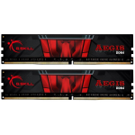 G.Skill Aegis F4-2400C17D-8GIS m&auml;lu moodul, 8 GB, 2 x 4 GB, DDR4, 2400 MHz, 1.2 V, 288-pin, Dual-channel, XMP 2.0
