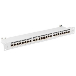 Lanberg L&uuml;lituspaneel PPS7-1024-S, 10.2 cm, 24 x RJ-45, 1U, hall RAL7035
