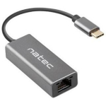 Natec V&otilde;rkaart CRICKET NNC-1925, 1GB, USB-C, RJ-45, 1000 Mbit/s, 100 Mbit/s, 10 Mbit/s