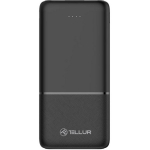 Tellur Power Bank TLL158481, 10000mAh, 5V/2.1A, 5V/1A, USB-C, USB x 2, l&uuml;hisekaitse, &uuml;lelaadimine, LED-indikaator