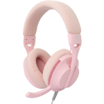White Shark Juhtmega m&auml;ngupeakomplekt PARROT PINK, 165g, Roosa, 1.8m, 121dB, 30&Omega;, 40mm, 2.0, 2 k&otilde;larit, T&otilde;mmatav mikrofon