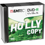 Emtec DVD-R ECOVR471016SL, 4,7GB, 16x, &uuml;hekordselt kirjutatav, 10 tk.