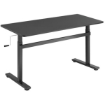 Logilink EO0027, k&auml;sitsi reguleeritav t&otilde;ste-laual, 70-117cm, 40kg, must, ristk&uuml;likukujuline pind, puitlaastplaat