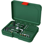 BOSCH 1600A02Z9T T-k&auml;epidemega kruvikeeraja otsikute komplekt, 22 tk, 1/4 tolli, 46 Nm, 36 hambaga p&otilde;rkmehhanism