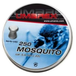 Umarex Mosquito lamedad p&uuml;stolikuulid 5,5 mm, 250 tk, Diabolo, teras, Saksamaa
