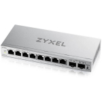 Zyxel GS1200-10v3 hallatav L2 kommutaator, 8xGbE, 2xSFP, 20Gbit/s, 14.88Mpps, laua-, hall