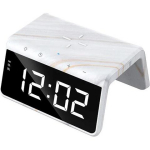 Havit W320 marble, 6-in-1 juhtmevaba laadija, 15W, 2xUSB, LED, &auml;ratus, RGB