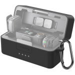 PULUZ PU795B Silikoonist laadimis&uuml;mbris DJI Mic 3, 2mm, 80g, pestav, karabiiniga