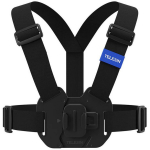 Telesin GP-UCS-001 rinnakorv, 300g, must, PC/ABS, 4 pannal, J-pannal, &uuml;hilduv GoPro, DJI