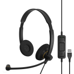 EPOS SC 60 USB ML 1000551, 60-16000Hz, 113dB, 2.1m, USB-A, avatud k&otilde;rvaklapid, m&uuml;rasummutus, m&uuml;rasummutusega mikrofon