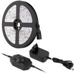 LEPRO 4100067-WW-EU LED-riba, 5m, 300 LED, 1650lm, 3000K, soe valge, 12V, 15W, h&auml;mardatav