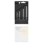 Urbju komplekts metālam un mūrim, HSS &Oslash;3-4-5-6-8mm, mūrim &Oslash;4 STA56000-QZ Stanley