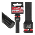 Tvardy l&ouml;&ouml;kmutter 1/2" M18 T00218-18, M18, 1/2" paigaldusmutter, kvaliteetne CR-MO teras, SPLINE t&uuml;&uuml;p, l&ouml;&ouml;kmutter