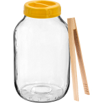 4 L Twist-Off purk, tangid ja plastkaan &Oslash; 100 k&auml;epidemega BROWIN 133411, 4.0 L, klaas