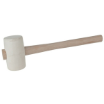 Kummihammer 735 g, valge, KSTOOLS, 140.1236, Kaal: 0.84 kg, M&otilde;&otilde;dud: 13 x 38 x 8 cm