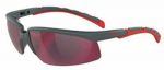 Kaitseprillid Solus 2000, hall/punane, punane peegel AS, 3M, S2024RED, 3M Z87+ U6L3