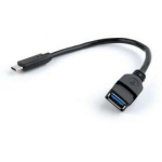 Gembird USB adapter A-OTG-CMAF3-01 USB 3.0 OTG, must, kompaktne disain