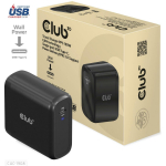 Club3D laadija CAC-1908EU 100W, USB Type-C, PD 3.0, 100-240VAC, OCP, OVP, SCP, OTP, must