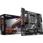 Gigabyte Emaplaat B550M AORUS ELITE 1.3, AMD Ryzen 5000, 4 DIMM DDR4 kuni 4733MHz, 2xM.2, 1GbE LAN, USB 3.2 Gen 1