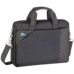 Rivacase Kott 8231BLACK, 15.6", 590g, pol&uuml;ester, must, messenger kott, 395x295x70mm