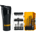 Dewalt Puuriotsikute komplekt DT70707-QZ, 25 tk, TOUGHCASE+, joogikruus, modulaarne disain, selge kaas, kiire otsikute eemaldamine