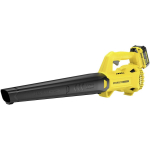Stanley V20 Laetav aku juhtmevaba puhur SFMCBL714M1-QW, 18 V, 4.0 Ah aku, laadija, 5.7 m&sup3;/min, 145 km/h