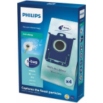 Philips tolmuimeja kott FC8022/04, 4, ECARF kvaliteedim&auml;rk, h&uuml;gieeniline sulgemiss&uuml;steem
