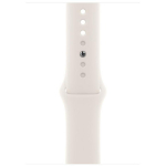 Apple 46mm Starlight Sport Band - M/L MXM73ZM/A, M/L (sobib randmele 160-210 mm), Fluoroelastomeer, 1 tk