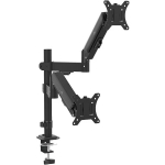 Maclean kahekordne monitori hoidik MC-136, 17-32", 2-10kg, must, VESA 75x75, 100x100, kallutus, p&ouml;&ouml;ramine