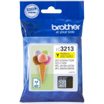 Brother Tindikassett LC3213Y, kuni 400 lehte, kollane, originaal, 1 tk, tindiprint