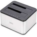 Digitus USB 3.0 kahekordne SATA HDD dokk DA-71540-2, 2.5"/3.5", 0.075kg, 485tk, 150mm, 155mm, 125mm