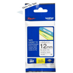 Brother laminaatlint TZe-231, 8 m, 1.2 cm, must valgel, TZe, termiline printimine