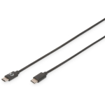 Digitus USB Type-C &uuml;henduskabel AK-300138-030-S, 3m, 3A, 480Mb/s, Power Delivery tugi, s&uuml;nkroonimine ja laadimine