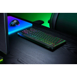 Razer BlackWidow V4 Low-Profile HyperSpeed RZ03-05270800-R3M1, RGB Chroma, Bluetooth, 1960 mAh, 2.4 GHz, oranžid l&uuml;litid, traadita