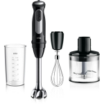 Braun MQ55236M MultiQuick 5 Pro saumikser, 750W, 25 kiirust, turborežiim, must