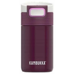 Kambukka Etna termokruus 11-01056, 0,3 l, 18/8 roostevaba teras, 3-in-1 kaas, silikoonp&otilde;hi, BPA-vaba, burgundia, 5h kuum, 11h k&uuml;lm
